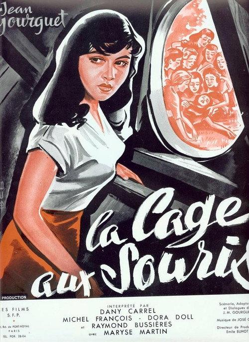 La Cage aux souris 1954 official movie poster