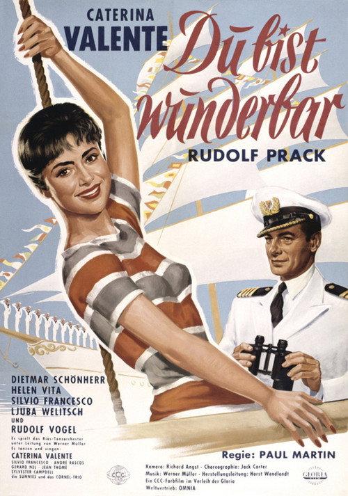 Du bist wunderbar 1959 official movie poster