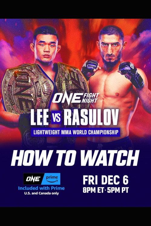 ONE Fight Night 26: Lee vs. Rasulov 2024 official movie poster