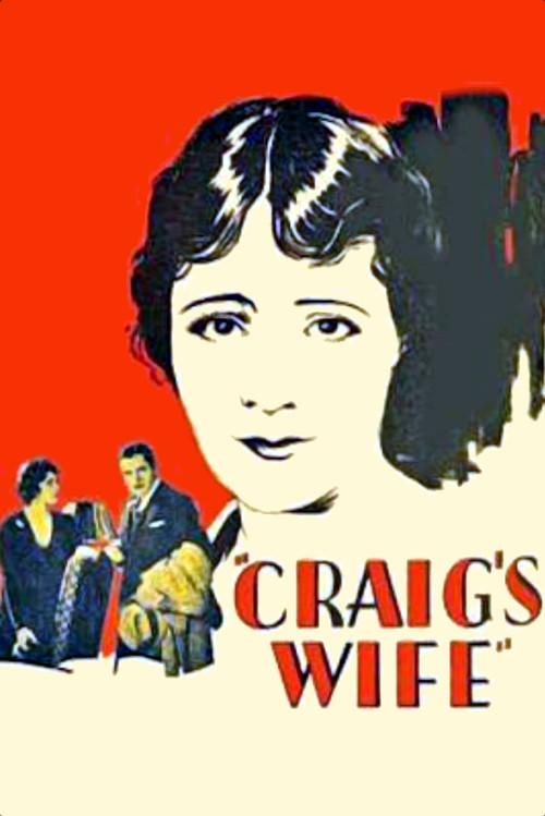 Craig's Wife 1928 official movie poster