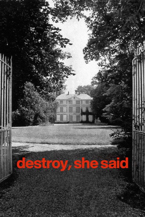 Destroy, She Said 1969 official movie poster