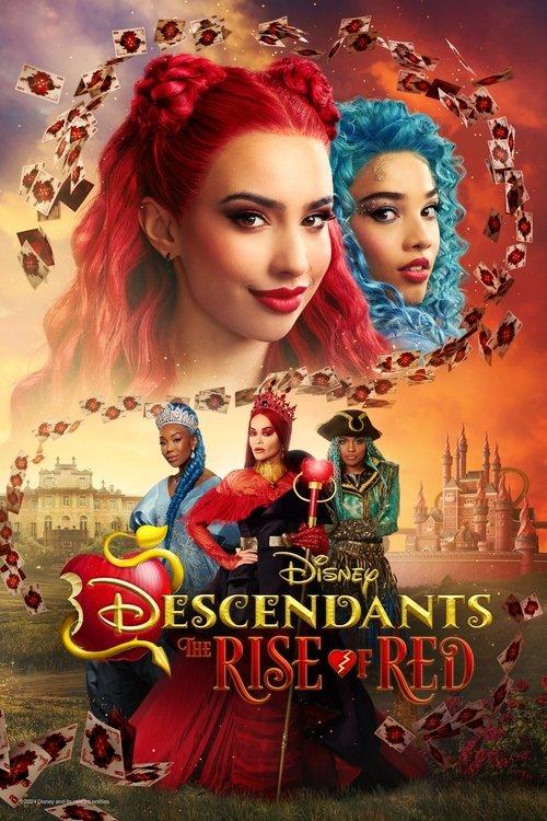 Descendants: The Rise of Red 2024 official movie poster