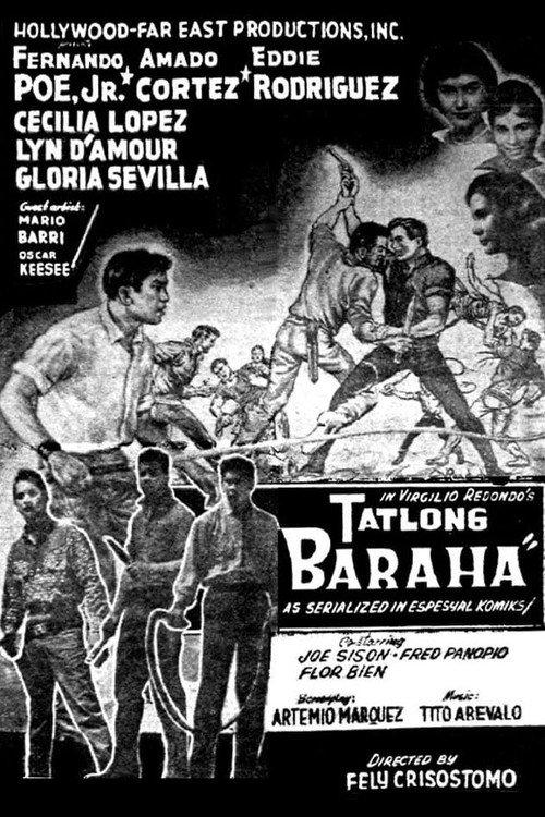 Tatlong Baraha 1961 official movie poster