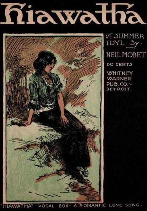 Hiawatha, the Messiah of the Ojibway 1903 official movie poster