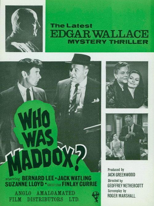 Who Was Maddox? 1964 official movie poster