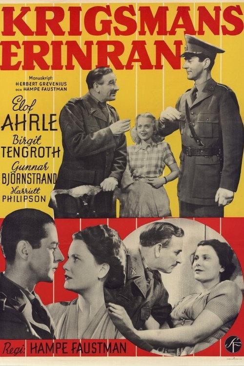 Krigsmans erinran 1947 official movie poster