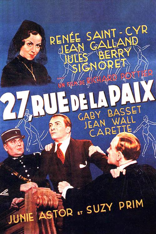 27, rue de la Paix 1936 official movie poster