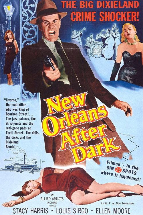 New Orleans After Dark 1958 official movie poster