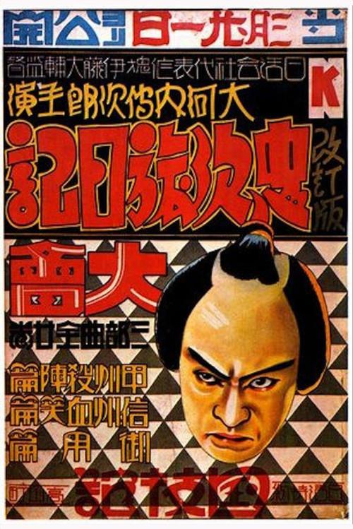 Chuji's Travel Diary: Story of Bloody Shinshu 1927 official movie poster