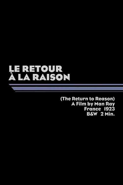 Return to Reason 1923 official movie poster