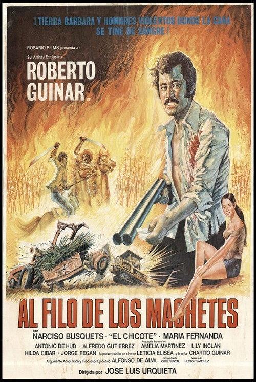 Al Filo De Los Machetes 1980 official movie poster
