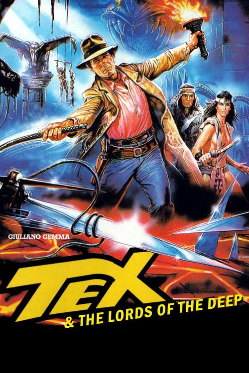 Tex and the Lord of the Deep 1985 official movie poster
