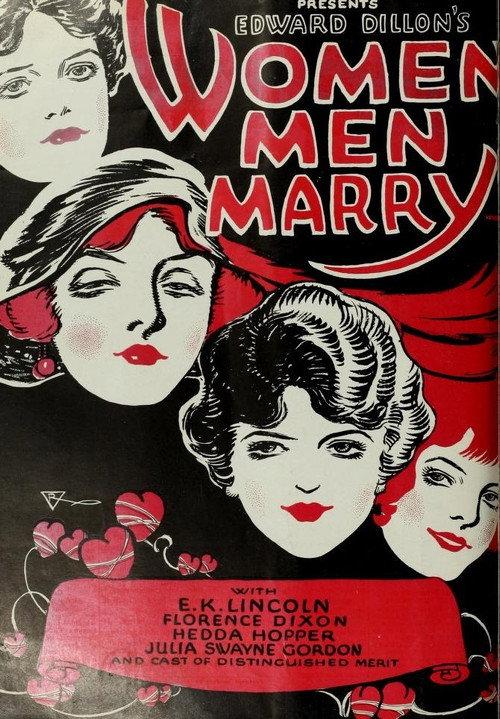Women Men Marry 1922 official movie poster