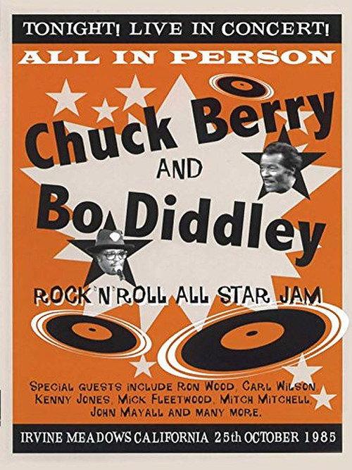 Chuck Berry & Bo Diddley: Rock 'n' Roll All Star Jam 1985 official movie poster