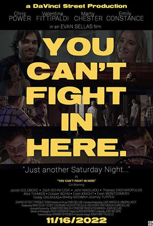 You Can't Fight in Here 2022 official movie poster