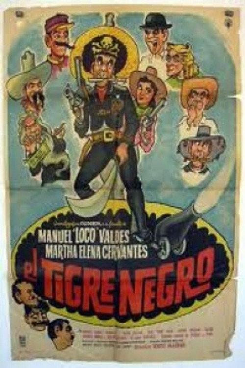 El Tigre Negro 1962 official movie poster