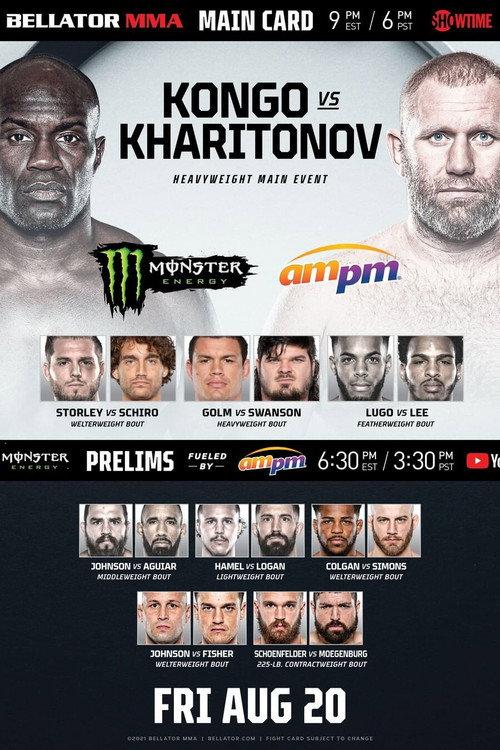 Bellator 265: Kongo vs. Kharitonov 2021 official movie poster