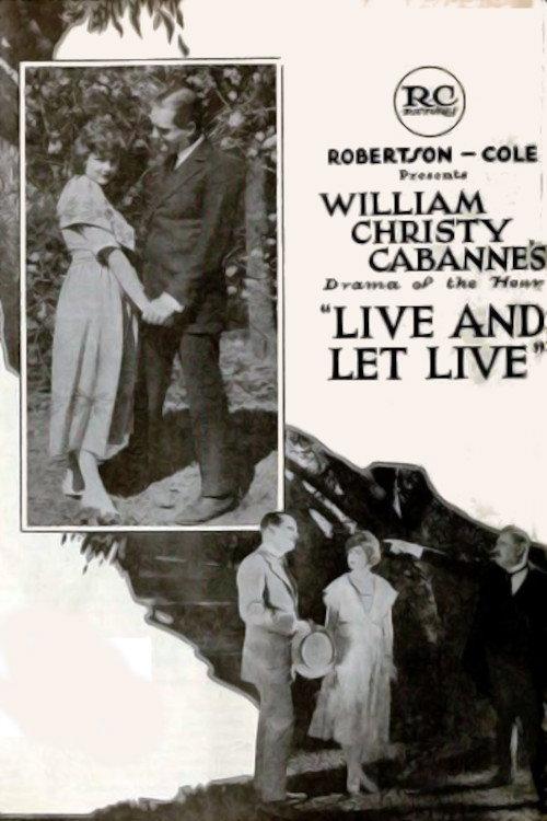 Live and Let Live 1921 official movie poster