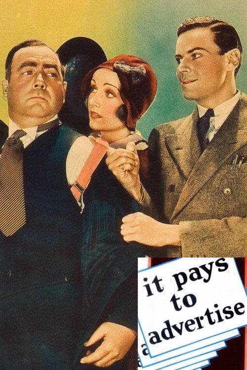 It Pays to Advertise 1931 official movie poster