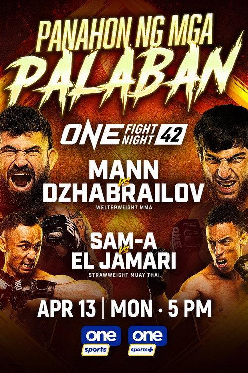 ONE Fight Night 42: Mann vs. Dzhabrailov 2026 official movie poster