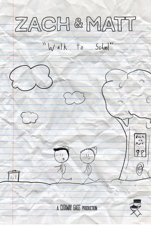 Zach and Matt Walk to School 2024 official movie poster