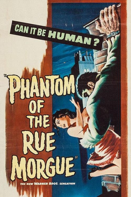 Phantom of the Rue Morgue 1954 official movie poster