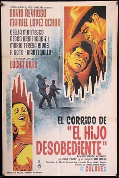 El corrido del hijo desobediente 1968 official movie poster