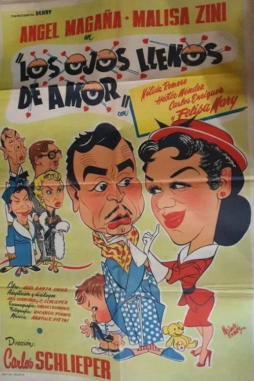 Los ojos llenos de amor 1954 official movie poster