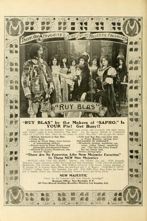 Ruy Blas 1914 official movie poster