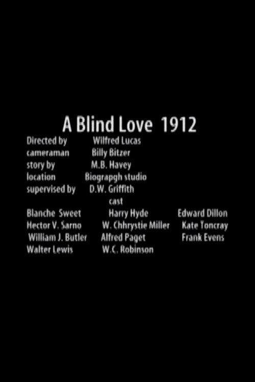 Blind Love 1912 official movie poster