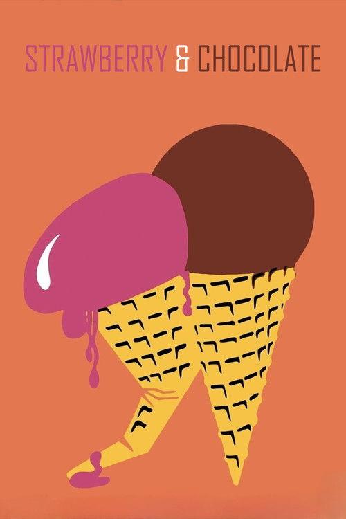 Strawberry and Chocolate 1993 official movie poster