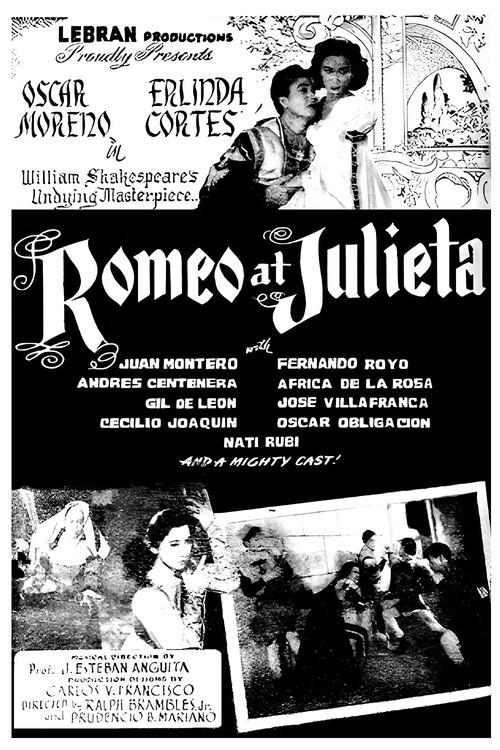 Romeo at Julieta 1951 official movie poster
