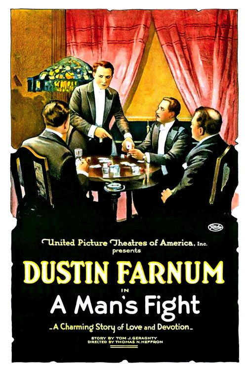 A Man's Fight 1919 official movie poster
