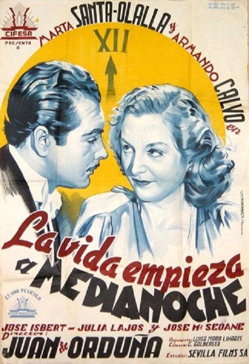 La vida empieza a medianoche 1944 official movie poster