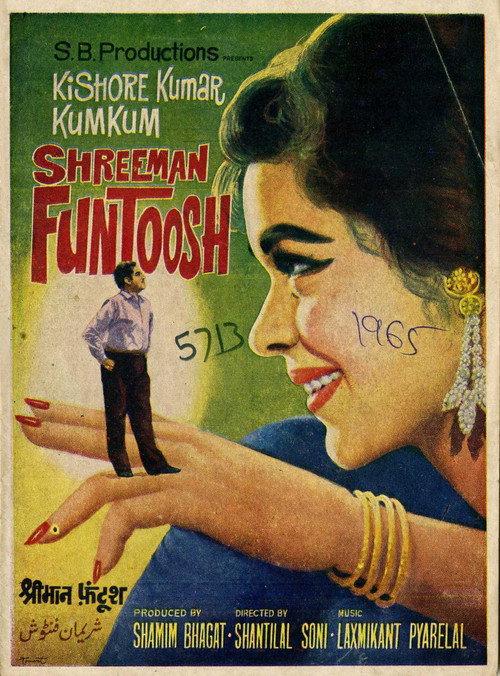 Shreeman Funtoosh 1965 official movie poster