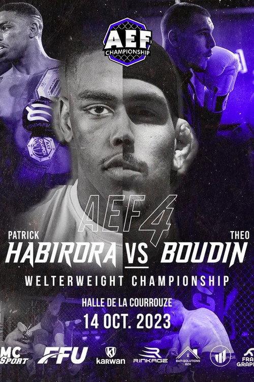 AEF 4: Patrick Habirora vs. Brunel Badikadila 2023 official movie poster
