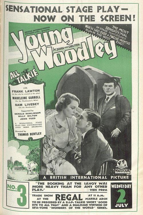 Young Woodley 1930 official movie poster