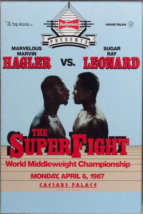 Marvelous Marvin Hagler vs. Sugar Ray Leonard 1987 official movie poster