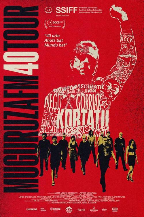 Muguruza FM 40 Tour 2026 official movie poster