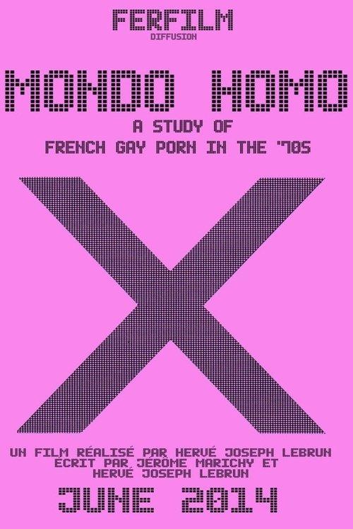 Mondo Homo: A Study of French Gay Porn in the '70s 2014 official movie poster