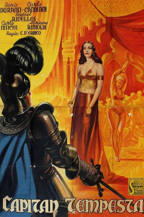 Capitan Tempesta 1942 official movie poster