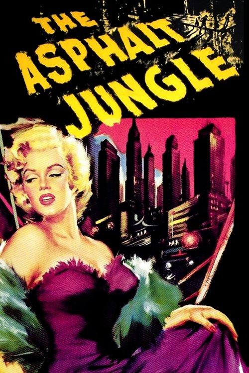 The Asphalt Jungle 1950 official movie poster