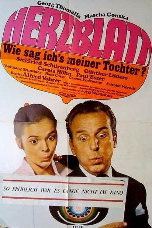 Herzblatt oder wie sag' ich's meiner Tochter? 1969 official movie poster
