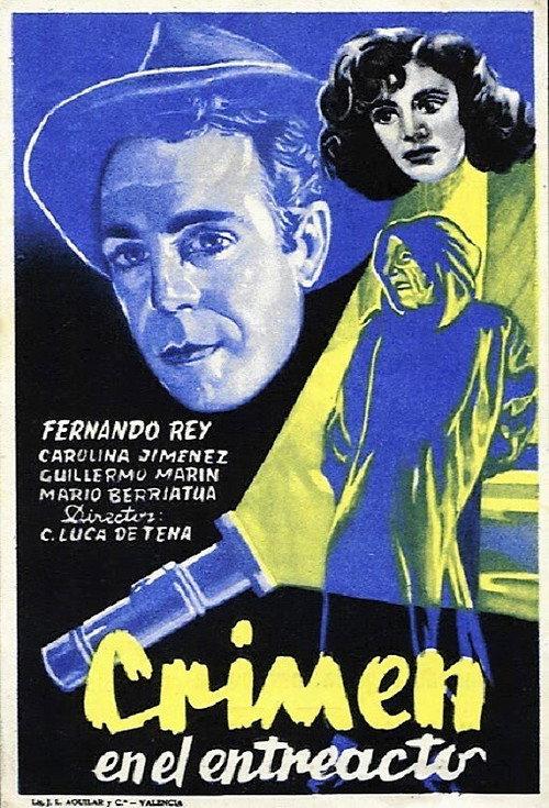 Crimen en el entreacto 1954 official movie poster