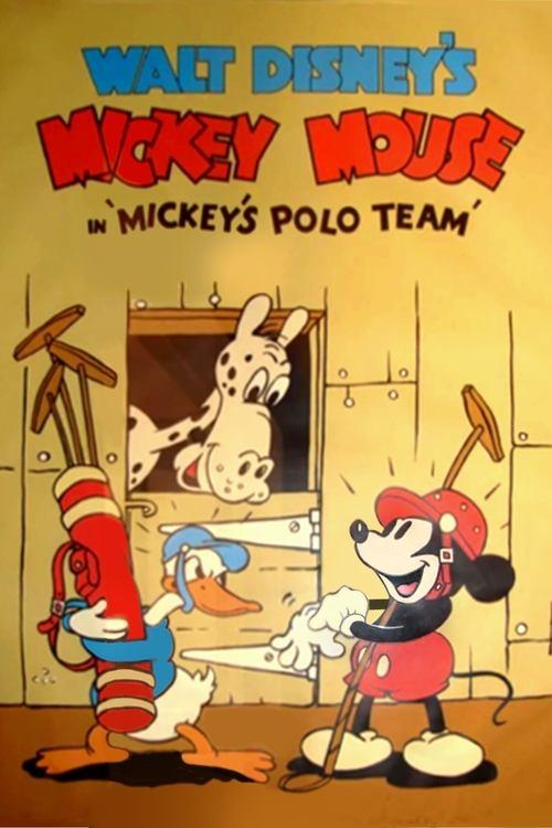 Mickey's Polo Team 1936 official movie poster
