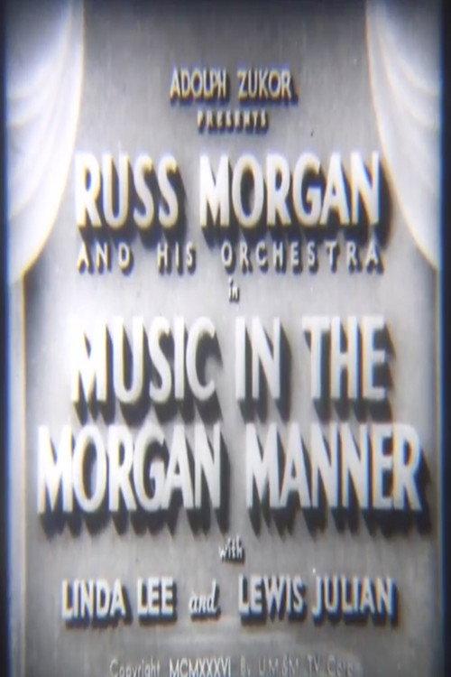 Music in the Morgan Manner 1936 official movie poster