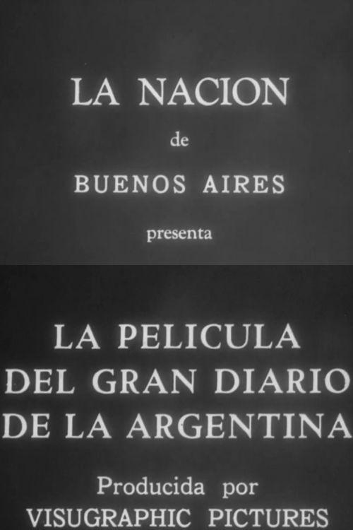 The film of the great newspaper of Argentina 1930 official movie poster