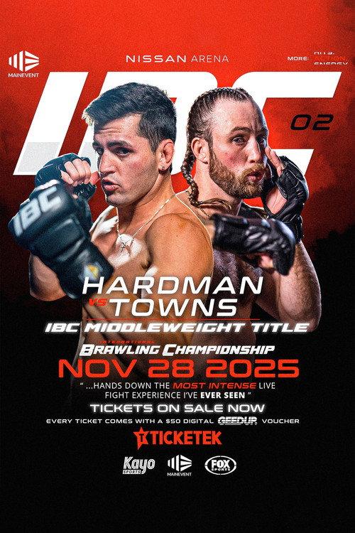 IBC 02: Hardman vs. Towns 2025 official movie poster