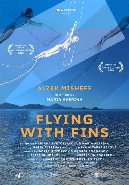 Flying with Fins 2024 official movie poster