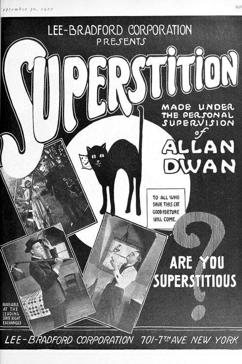 Superstition 1922 official movie poster